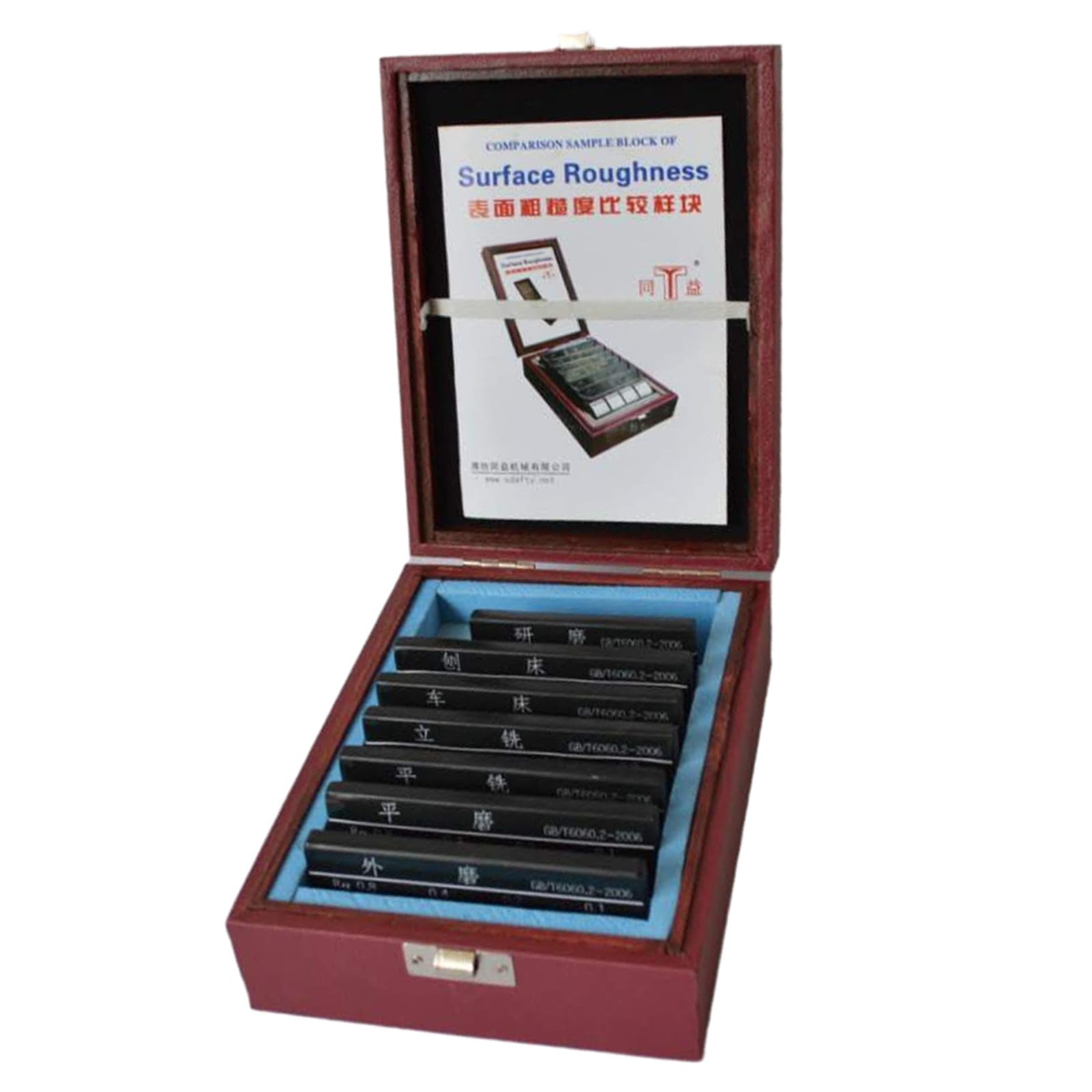Surface Roughness Comparator Standard Set Cnc Lathe Measuring Tools 0.