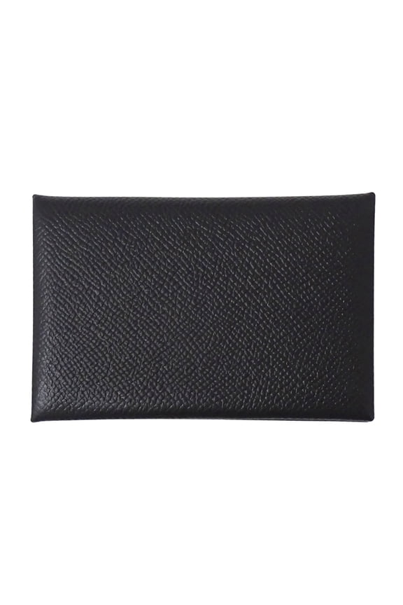 Pre-Owned Hermes HERMES Business Card Holder/Card Case for Women and Men, Brand Calvi, Veau...