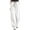 White, variant on Babysbule Womens Pants Women's Fashionable Loose Fitting Casual Color Pants