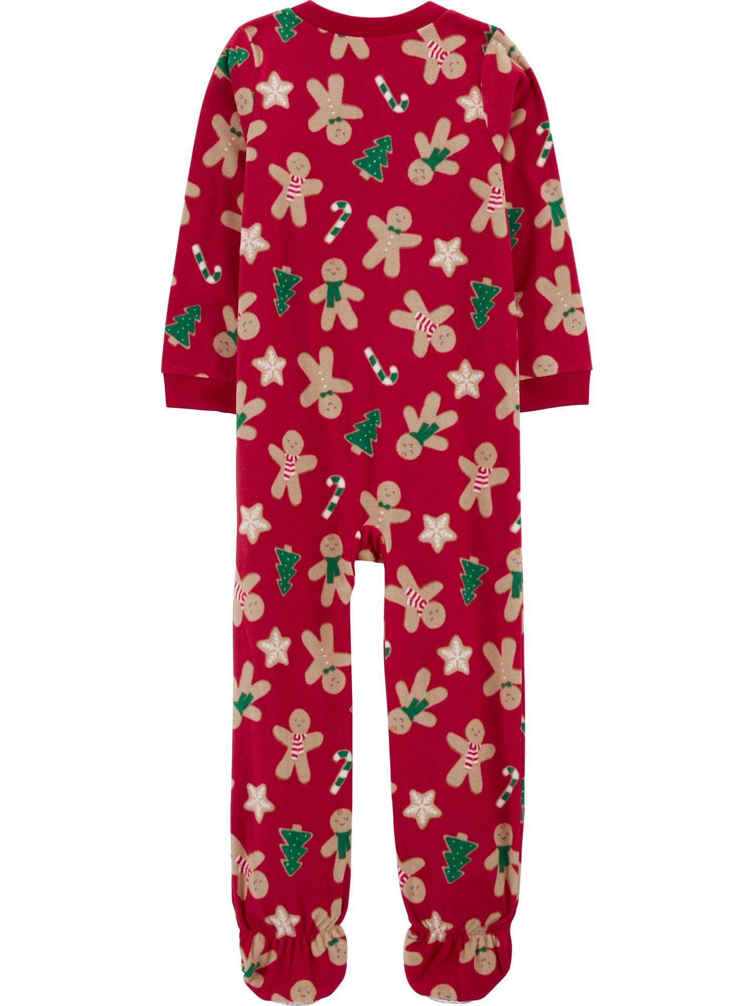 Carter's Child of Mine Boys and Girls Christmas Pajama, One-Piece, Sizes 4-8