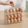 thumbnail image 2 of Contenedor de almacenamiento de huevos Gloria 3 capas Bandeja organizadora, 2 of 8