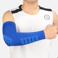 thumbnail image 2 of Sportteer Padded Elbow Forearm Sleeves Padded Elbow Forearm Sleeves Super Soft -collision Wear Resistant Breathable Compression Arm Protective Support Sports Compression Arm Protective Support, 2 of 9