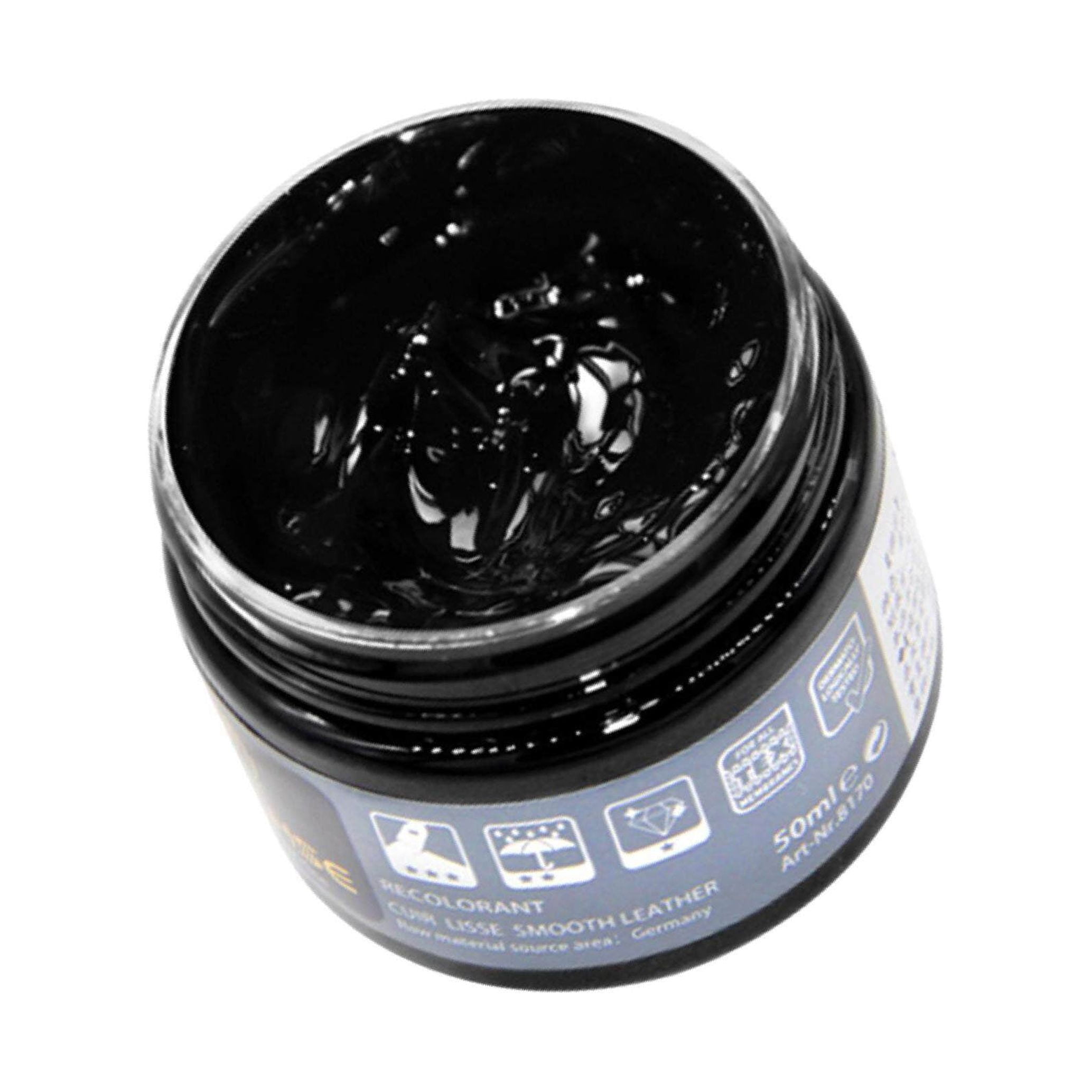 Pâte Recolorante Pour Cuir Blanc - 50 Ml - Pour Canapés, Sacs, Sièges Auto - Facile à Appliquer, Durable - 11