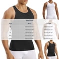 thumbnail image 2 of Nmnitkp Mens Tank Top Compression Tank Tops, Slimming Tummy Control Shapewear, Breathable Sleeveless Undershirt for Workout, Daily & Underwear Use Black,M, 2 of 3