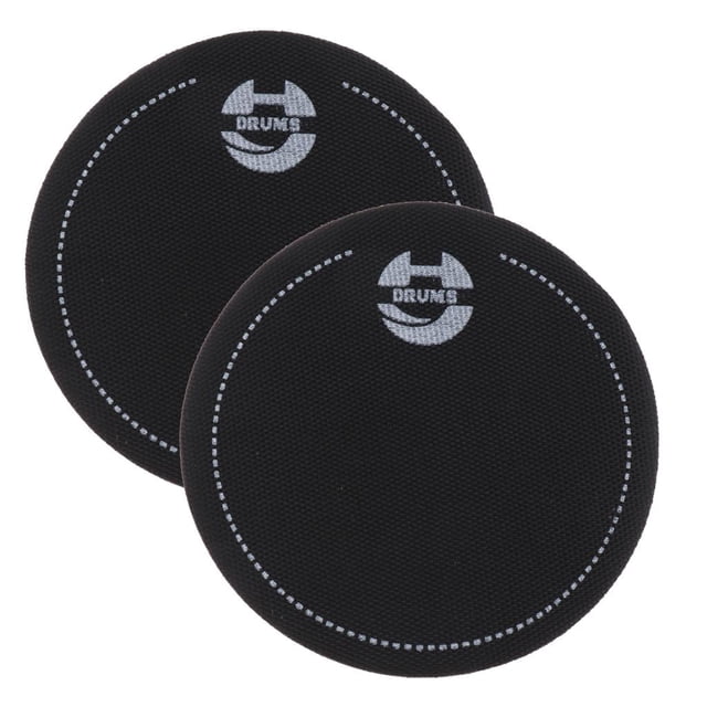 2x Single StepPedal Patch para Partes de Instrumentos de Percusión de Bajo Tambor Negro Yuyangstore Parche de bombo