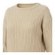 thumbnail image 4 of Suéter Quarry para Mujer, Liso Beige Talla CH, 4 of 4
