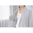 thumbnail image 6 of USBD Post Mastectomy Robe With Inside Drain Pockets Women Recovery Bathrobe (Gray,Small), 6 of 9