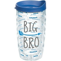 Tervis Big Bro Made in USA Double Walled  Insulated Tumbler Travel Cup Keeps Drinks Cold & Hot, 10oz Wavy, Big Bro