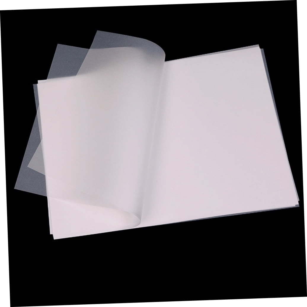 WRITWAA White Translucent Tracing Paper 100 Sheets Fade-Resistant for Art, Design, Drafting, Drawing and Craft Projects