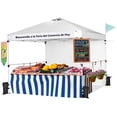 thumbnail image 2 of Carpa Plegable Costway 3x3m con Pared Lateral Altura Ajustable Blanco, 2 of 10