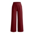 thumbnail image 6 of Liuinsasek Women's Winter Long Sweatpants Loose Wide Leg Pants Elastic Waistband and Pockets High Waisted Sweatpants, 6 of 10