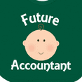 thumbnail image 4 of Inktastic Future Accountant Occupation Boys or Girls Baby Bib, 4 of 4