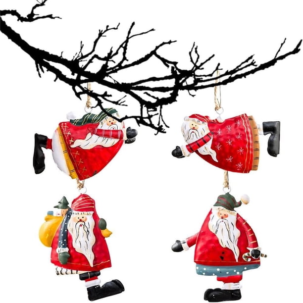 Decoraciones de Halloween, adornos de Halloween, regalos de Halloween, arte de hierro, decoración navideña, adorno navideño de hierro para anciano, pequeño colgante, adorno de hierro
