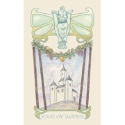 مجموعة بطاقات التاروت المضيئة Ethereal Visions: مجموعة بطاقات التاروت الأنيقة على طراز فن الآرت نوفو المكونة من 80 بطاقة مع رقائق ذهبية، دليل ملون بالكامل مكون من 140 صفحة، (غلاف ورقي)