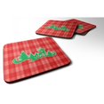 thumbnail image 1 of "Treasures Christmas Tree Rein Juego de posavasos de espuma roja de 4, 3.5, multicolor" Caroline's Treasures BB6972FC, 1 of 1