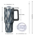 thumbnail image 2 of Mega Mug 40oz – Stainless Steel Insulated Tumbler with Handle and Straw, Large Capacity Travel Cup for Hot & Cold Drinks, 2 of 7