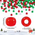 thumbnail image 2 of Pony Beads UPINS, 2000 unidades, navideñas, rojas, blancas y verdes, 2 of 7