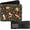 Fox-Black, variant on Mushroom PU Leather Bifold Wallet for Men, Women, Small Slim  Pocket Wallet with ID Window,  for Female Ladies, Black