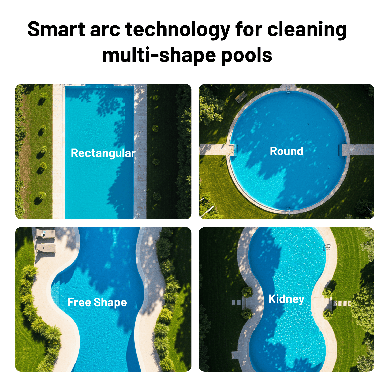 Spino E1 Robotic Pool Cleaner, Automatic Pool Vacuum for Above Ground & Inground Pool