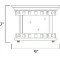 thumbnail image 2 of Maxim 40030CDSE Santa Barbara VX Outdoor Ceiling Mount - 9W in. Sienna, 2 of 2