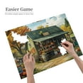 thumbnail image 4 of 500 PCS Rural small shop jigsaw Wooden puzzles 500 pieces,Impossible Hard Difficult Challenging Puzzles for Adults,Classic Rural small shop Vintage Puzzle,Unique Artwork for Adults,for Puzzle Lover, 4 of 6