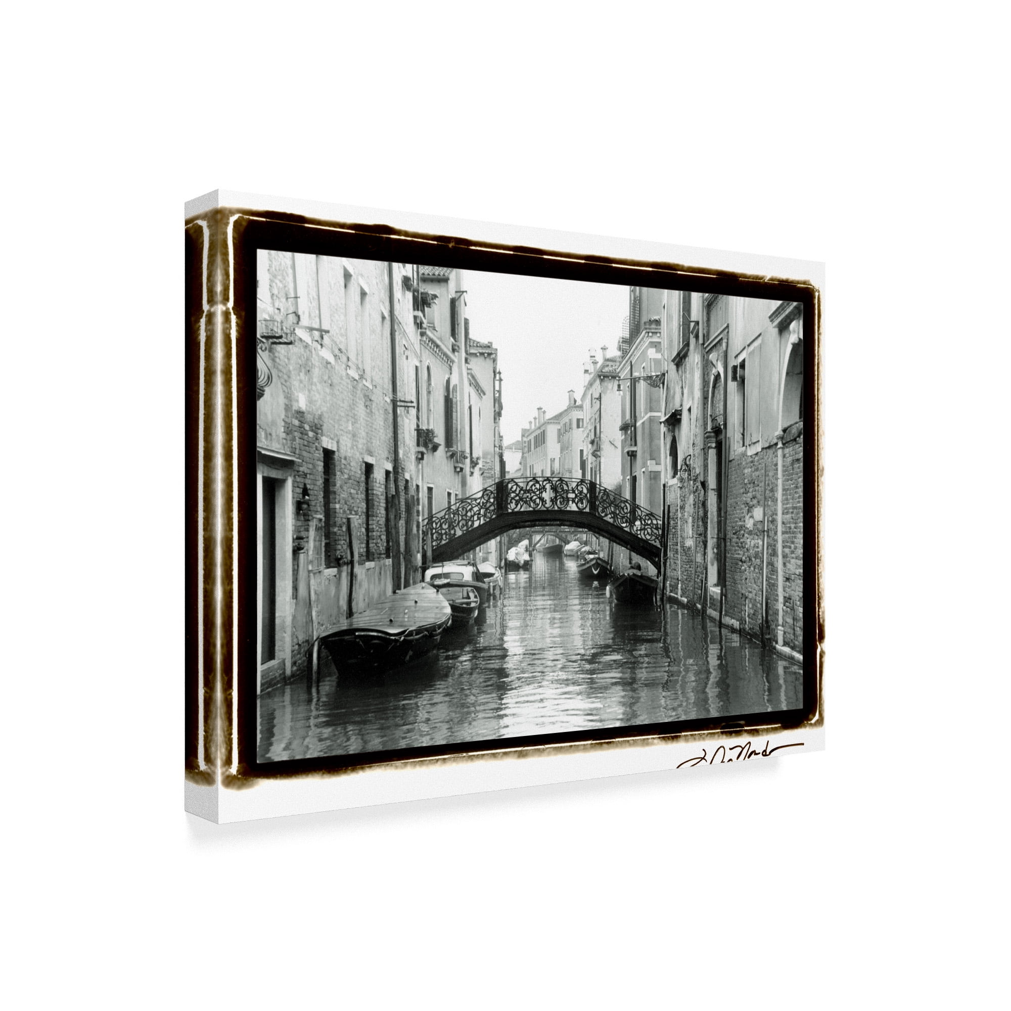 Trademark Fine Art 'Waterways of Venice XVII' Canvas Art by Laura DeNardo