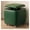 Green, variant on 5 in 1 Seating Cube with Swivel Casters,Leather Ottoman Square Stackable Sofa Chair,Movable Footstool on Wheels,Multifunctional Stool Dressing Chair