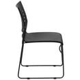 thumbnail image 6 of Flash Furniture Hercules Series Adult Sled Base Air-Vent Back Stack Chair, Black, 6 of 12