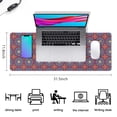 thumbnail image 5 of Floral Beauty for Your Desk: Small Custom Mouse Mat - Mandala Design, Non-Slip, Stitched Edge, Waterproof, Ideal for Office and Gaming (31.5 X 11.8 Inch), 5 of 7