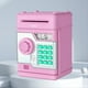 thumbnail image 2 of Alcancía Electrónica Cajero Automático Contraseña Caja Fuerte Huella Digital Inteligente Banca Automática Regalo para Niños Rosa, 2 of 5