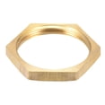 thumbnail image 4 of Unique Bargains G1 Lock Nut, Hex Brass Female Locknut for Plumbing 2 Pack, 4 of 5