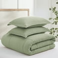 thumbnail image 5 of Levtex Home - Mills Waffle Desert Sage Comforter Set - King Comforter + Two King Pillow Cases - Desert Sage Waffle Weave - Comforter (106 x 94in.) and Pillow Case (36 x 20in. ) - Cotton, 5 of 6