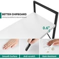 thumbnail image 2 of Dextrus 5-Tier Ladder Freestanding Bookshelf, Industrial with Open Storage,  White & Black, 2 of 11