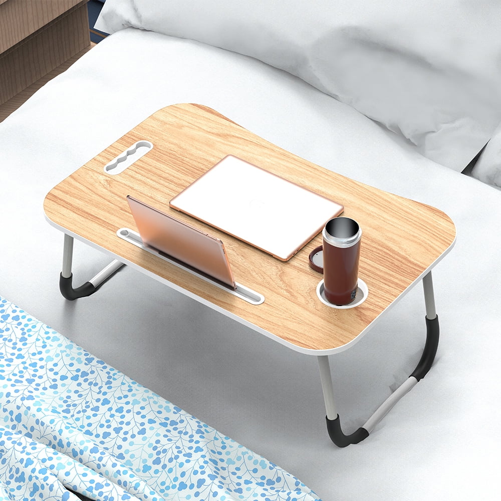 SEGMART Laptop Bed Tray Table, Folding Laptop Bed Stand, Portable