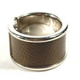 thumbnail image 4 of Pre-Owned HERMES Olympe Women's Ring, Leather, Etoupe, Gray (Good), 4 of 12