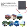 thumbnail image 3 of Small Solar Panel, Eco Friendly Solar Cell Kit Monocrystalline High Efficiency with Cable for Phone  for DIY Science Project, 3 of 8