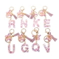 thumbnail image 2 of A-Z Dreamy Sequin Letters Keychain For Women Tassel Butterfly Pendant Initial Keyring Purse Suspension Bags Charms Car Key Chain, 2 of 11
