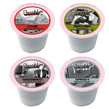 - Brooklyn Bean Roastery, Bold Variety Pack, 40 Count Kcups