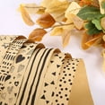 thumbnail image 3 of Zhuge gifts, flowers, gift box packaging paper, vintage kraft paper packaging paper (natural wood color, irregular), 3 of 3