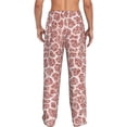 thumbnail image 3 of Picia Rose Gold Abstract Spots Mens Soft Woven Cotton Elastic Waistband Sleep Pajama Pant Lounge Sleep Pant With Pockets And Drawstring-X-Large, 3 of 9