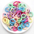 thumbnail image 1 of 100/300/500 Uds. Bandas elásticas coloridas para el cabello para niñas, coleteros para sujetar el cabello, bandas de goma, accesorios para el cabello, bandas para niñas, 1 of 5