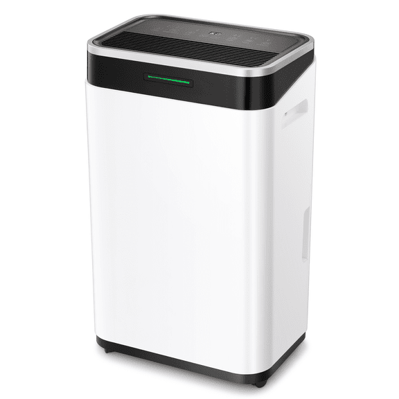 KISSAIR 15 Pint Dehumidifier, 3000 Sq.ft Coverage Area with Auto Defrost & Drain, 24H Timer (MAX 45Pint at 86℉, 80%RH )