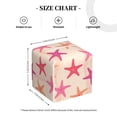 thumbnail image 4 of Kdxio Starfish Print Tissue Box Cover,Square Decorative PU Leather Facial Paper Case Organizer Holder Dispenser for Bathroom,Night Stands,Desk,Car 5.2''X5.2''X5.2'', 4 of 8