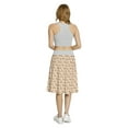 thumbnail image 5 of Women's New York Landmarks USA Empire State A-line Printed Skirt Casual Wear, L, Sand Brown Pale Brown, by Ambesonne, 5 of 6
