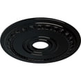 thumbnail image 3 of Ekena Millwork 17 1/2"OD x 3 5/8"ID x 1"P Munich Ceiling Medallion (Fits Canopies up to 5 5/8"), Hand-Painted Black Pearl, 3 of 6
