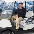 thumbnail image 3 of HUIACONG Butterfly Print Golf Cart Seat Covers Easy to Install Comfortable Universal Seat Covers for Golf Cart Foldable Golfs Car Interior Covers Compatible with EZGO Yamaha Club Cars, 3 of 7