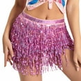 thumbnail image 1 of Xingzhi Sequin Skirts Dance Performance With Shimmer Making Focus Dance Costumes pink, 1 of 6