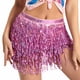 thumbnail image 1 of Minnieouse Faldas Con Borlas Para Mujer Espectáculos De Danza Trajes De Danza Faldas Para Mujer Faldas De Lentejuelas Prendas para la parte inferior del cuerpo rosa, 1 of 6
