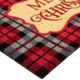 thumbnail image 6 of Red and Black Plaid "Merry Christmas" Outdoor Mat 30 x 18, 6 of 7