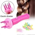 thumbnail image 3 of Máquina automática para trenzar el cabello, trenzadora eléctrica para 2 a 4 mechones, peinado rápido, inalámbrica., 3 of 5